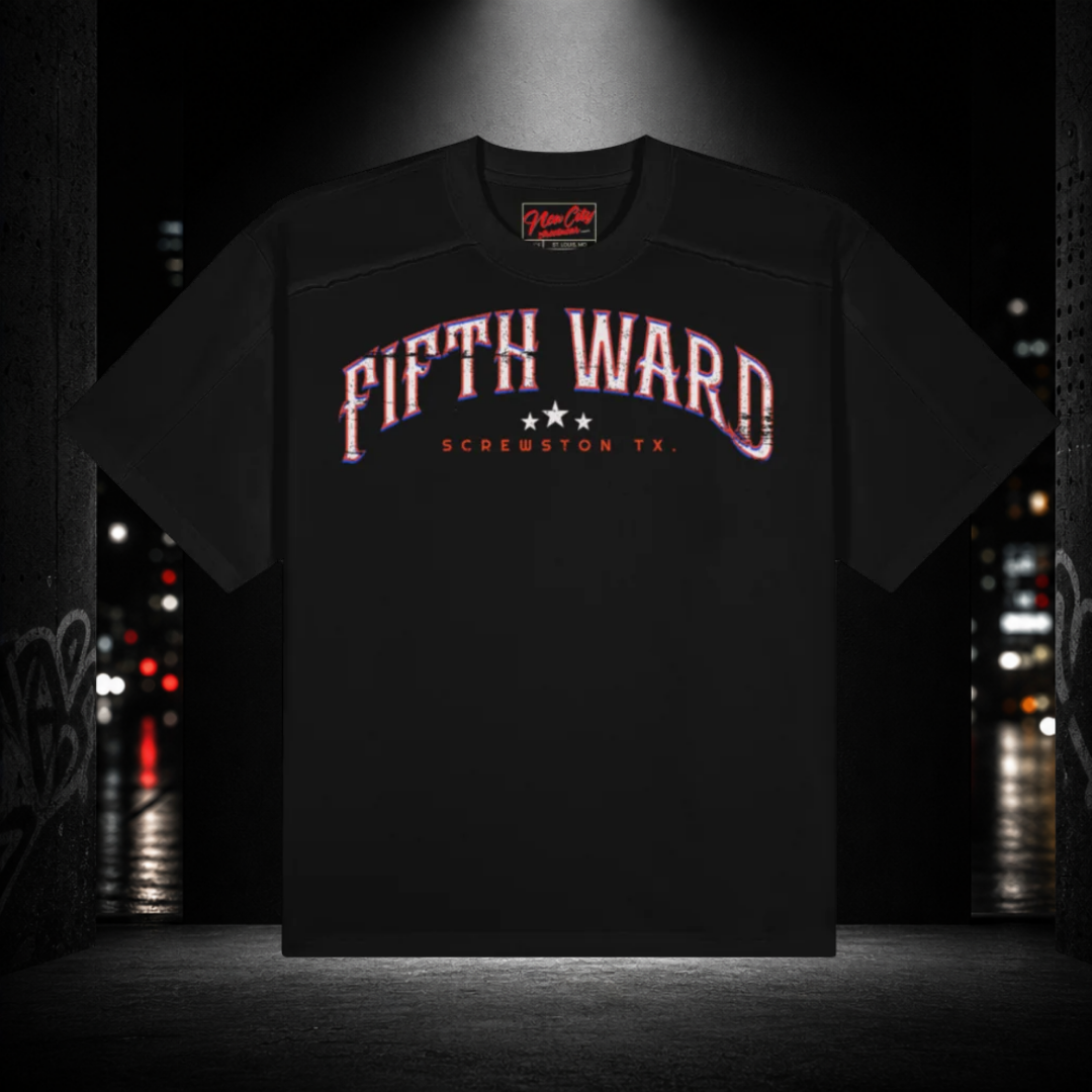 Raw Seam Boxy Tee — Fifth Ward 713