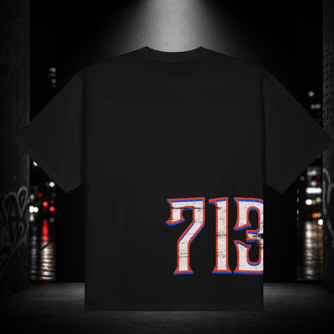 Raw Seam Boxy Tee — Fifth Ward 713