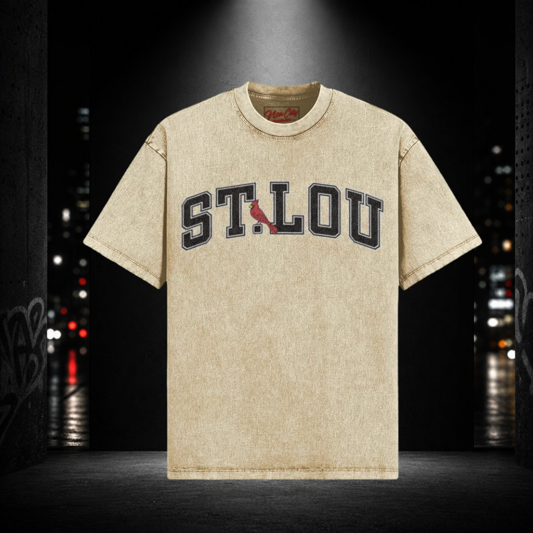 Oversized Snow Washed Tee — St. Lou 314