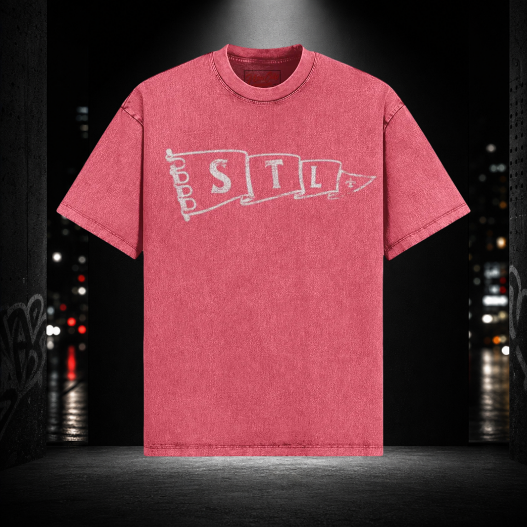 Oversized Snow Washed Tee — STL 314