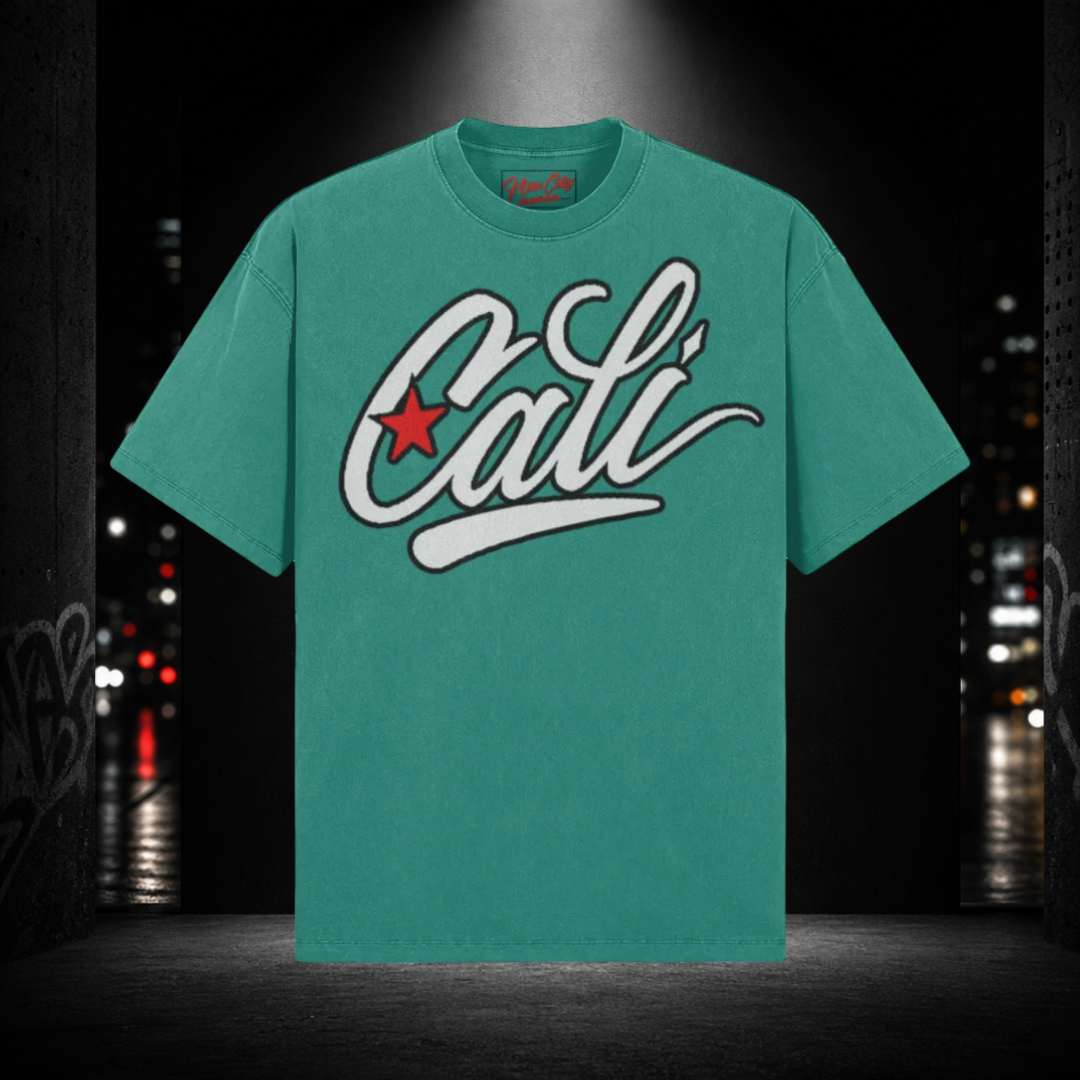 Washed Oversized Tee — Cali