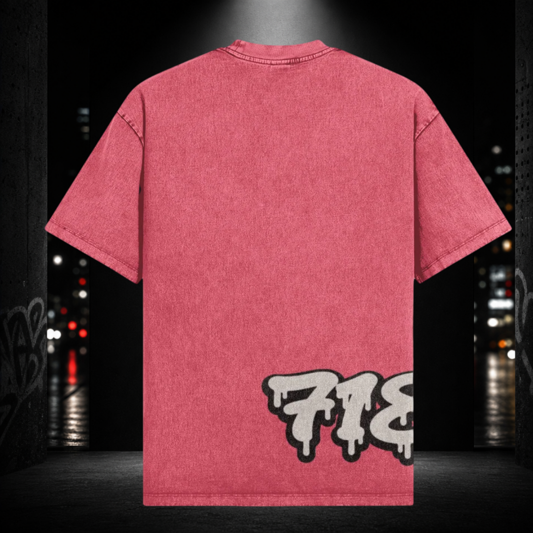 Oversized Snow Washed Tee — Bronx 718