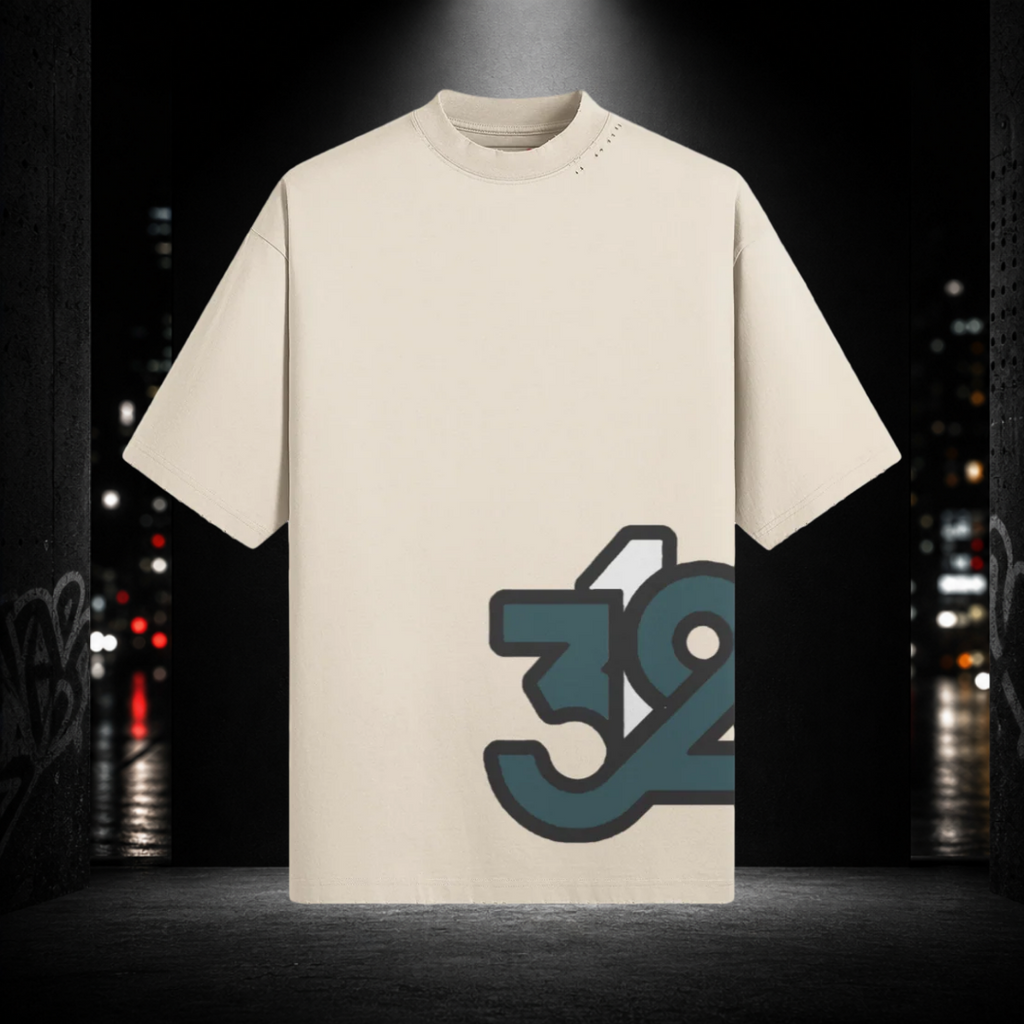 Sun‑Faded Distressed Tee — Chicago 312