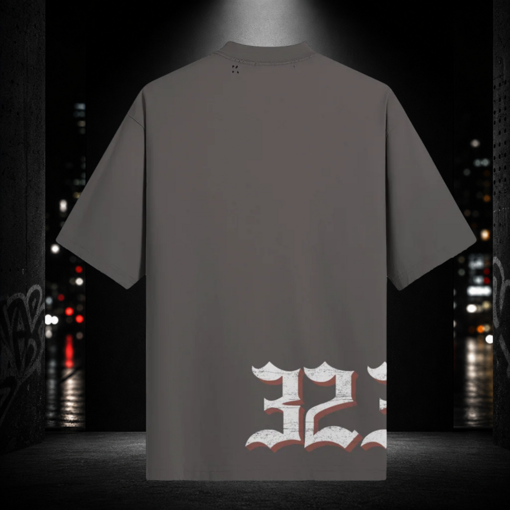 Sun‑Faded Distressed Tee — South Central 323