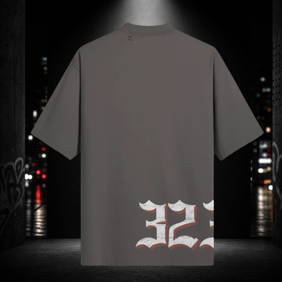 Sun‑Faded Distressed Tee — South Central 323