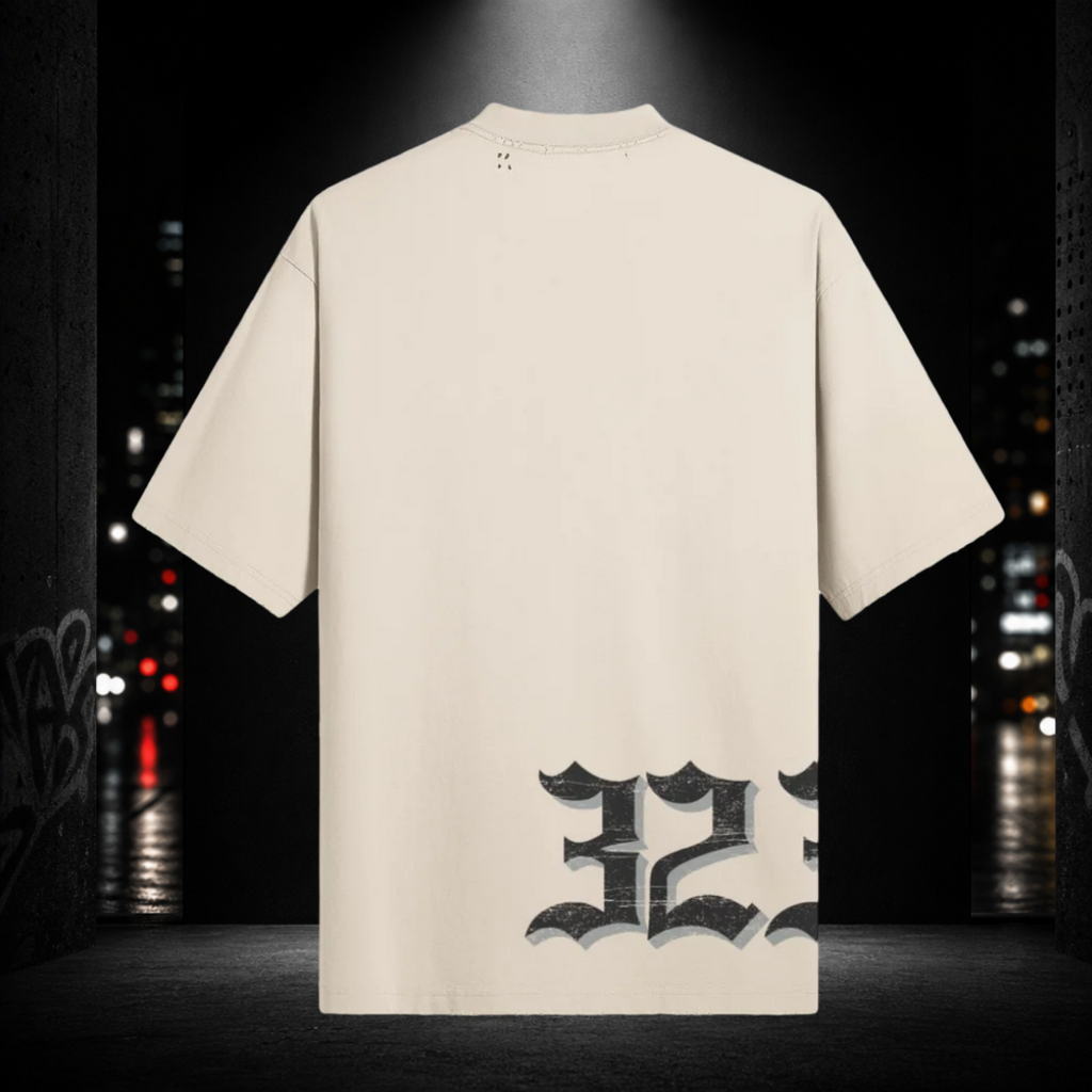 Sun‑Faded Distressed Tee — South Central 323