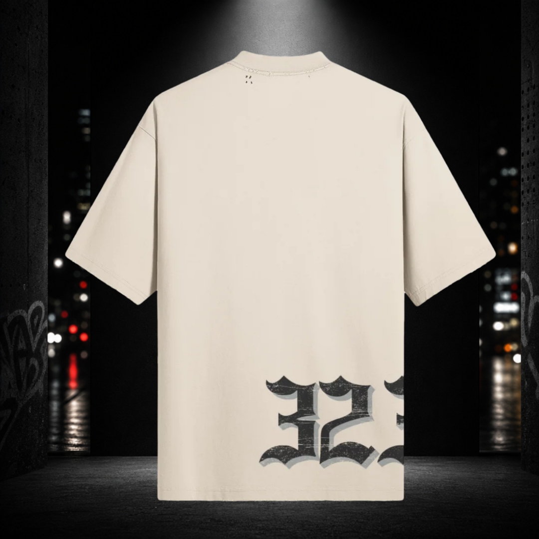 Sun‑Faded Distressed Tee — South Central 323