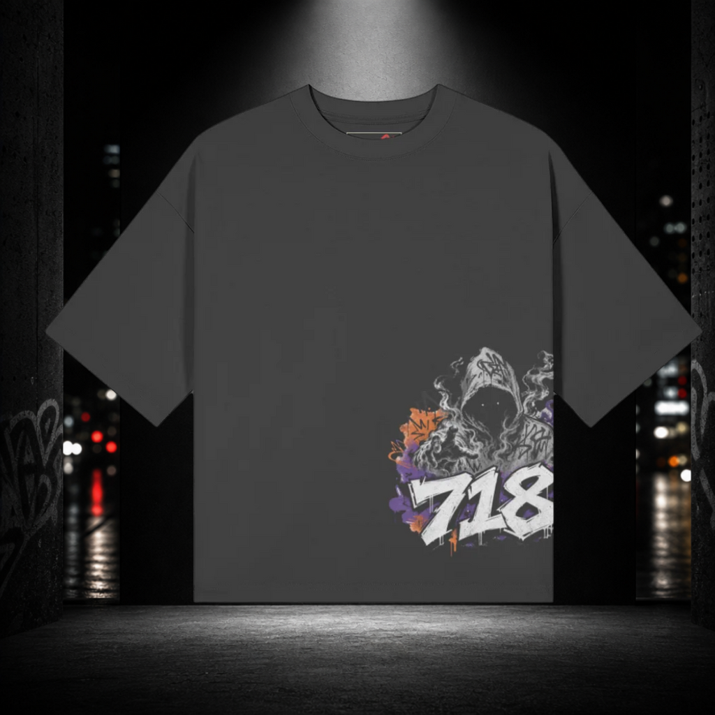 The Alleyway Phantom 718 — Classic Boxy Tee