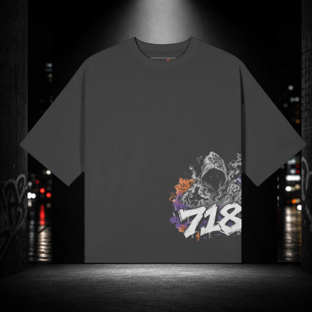 The Alleyway Phantom 718 — Classic Boxy Tee