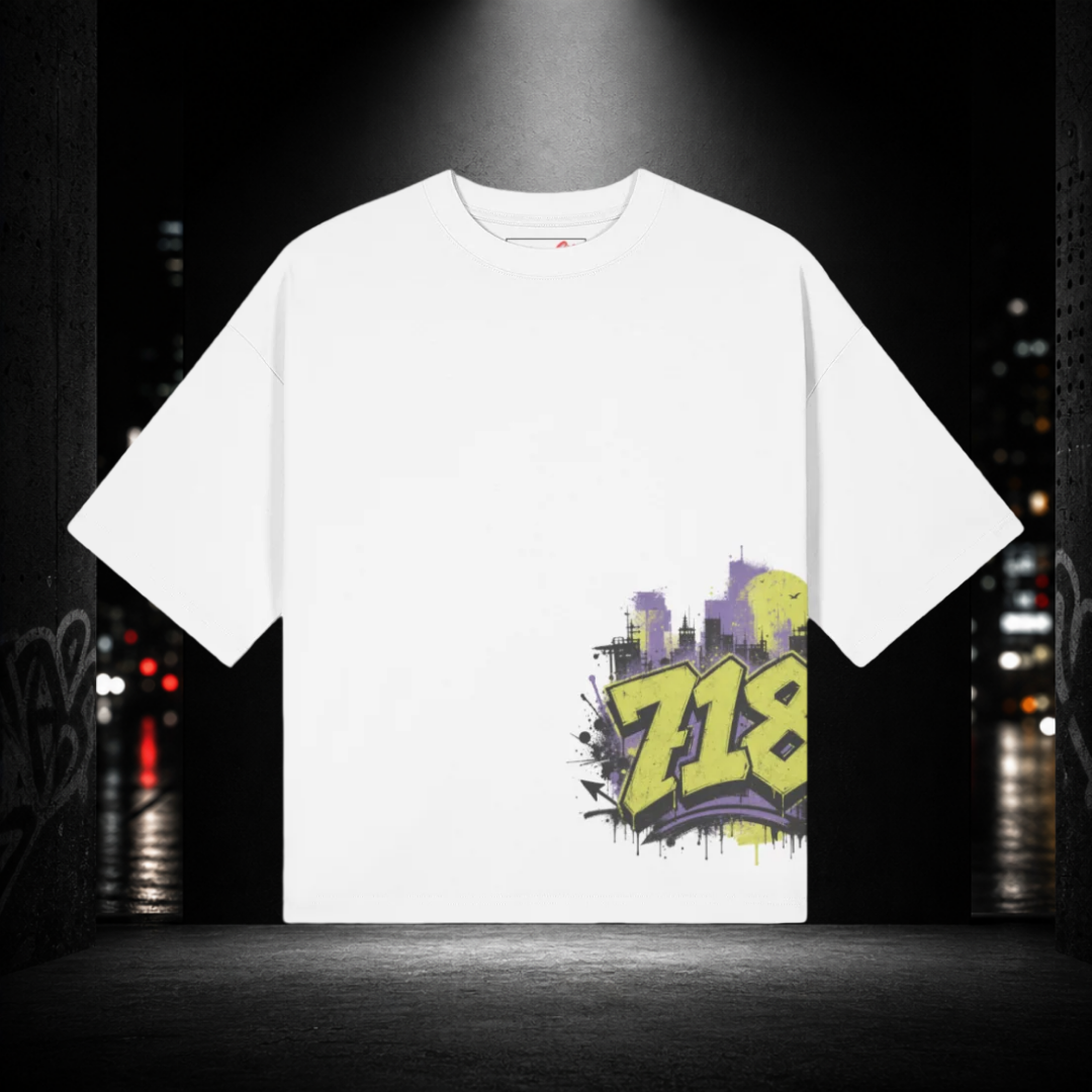 Unisex Classic Boxy Tee — The Rooftop Watcher 718