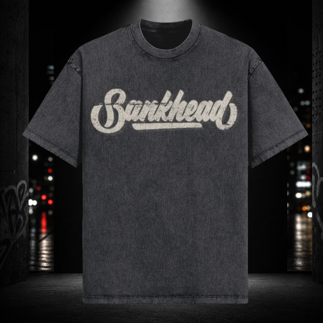 Oversized Snow Washed Tee — Bankhead 404