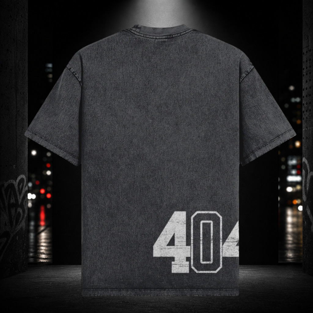 Oversized Snow Washed Tee — Bankhead 404