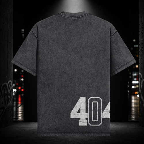 Oversized Snow Washed Tee — Bankhead 404