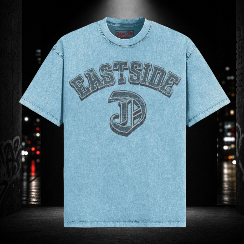 Oversized Snow Washed Tee — Eastside 313