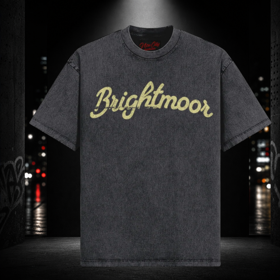 Oversized Snow Washed Tee — Brightmoor 313