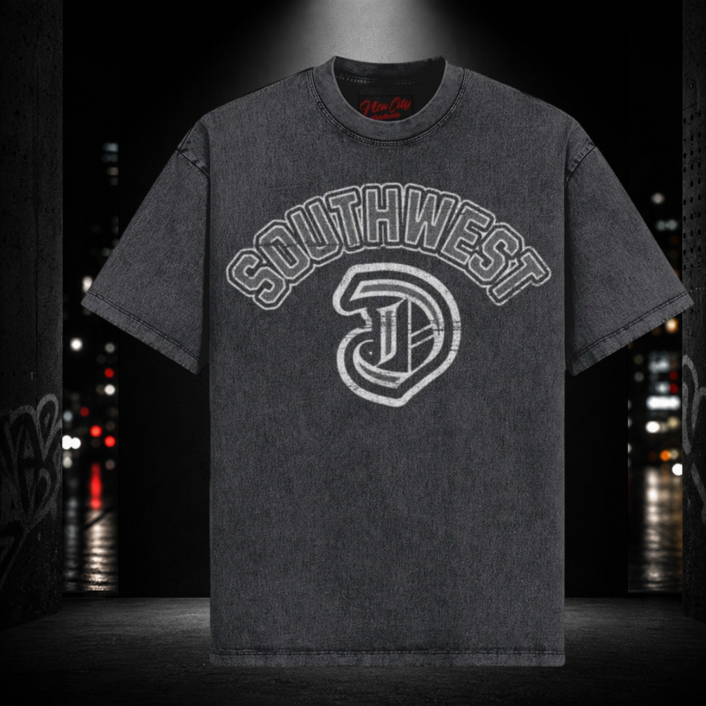 Oversized Snow Washed Tee — Southwest 313