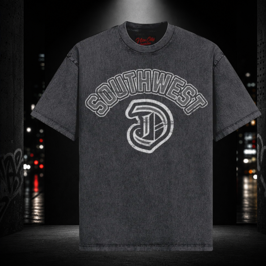 Oversized Snow Washed Tee — Southwest 313