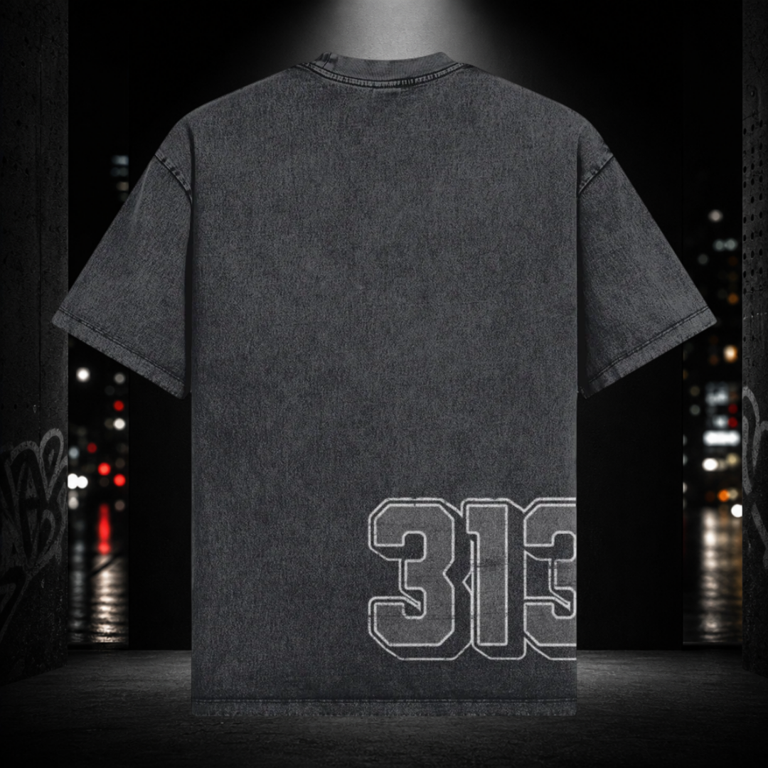 Oversized Snow Washed Tee — Southwest 313