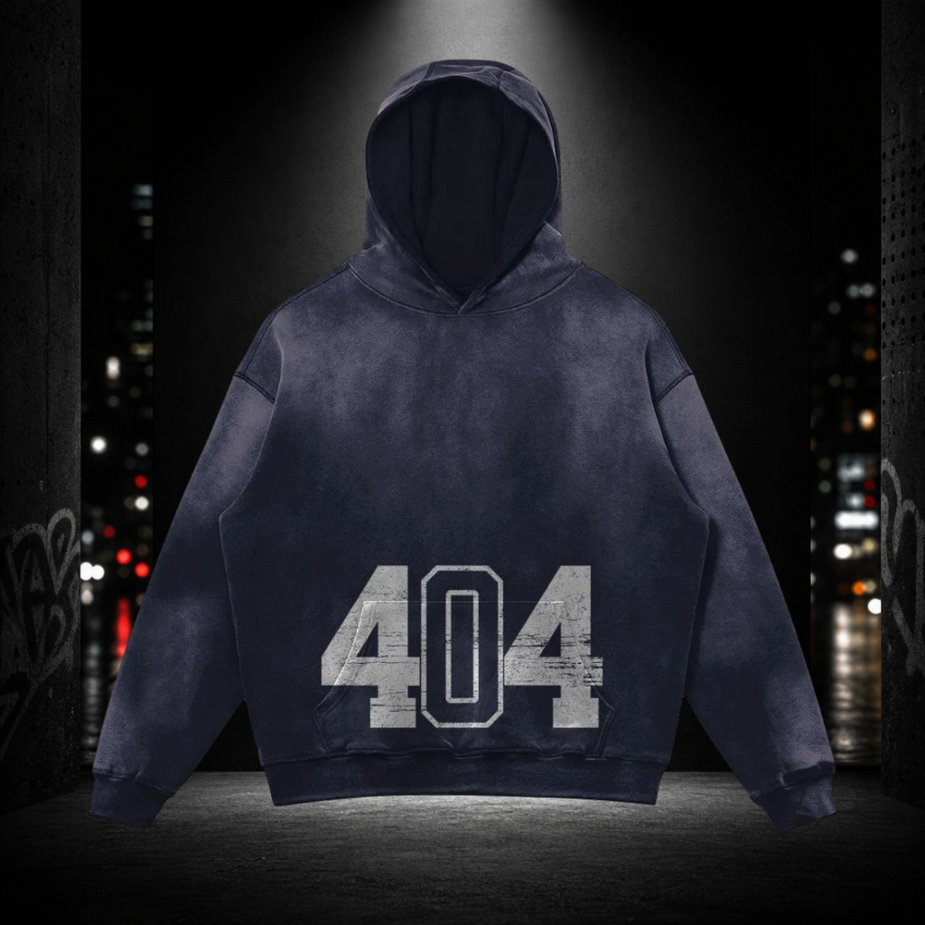 Heavyweight Sun‑Faded Hoodie — Zone 6 404