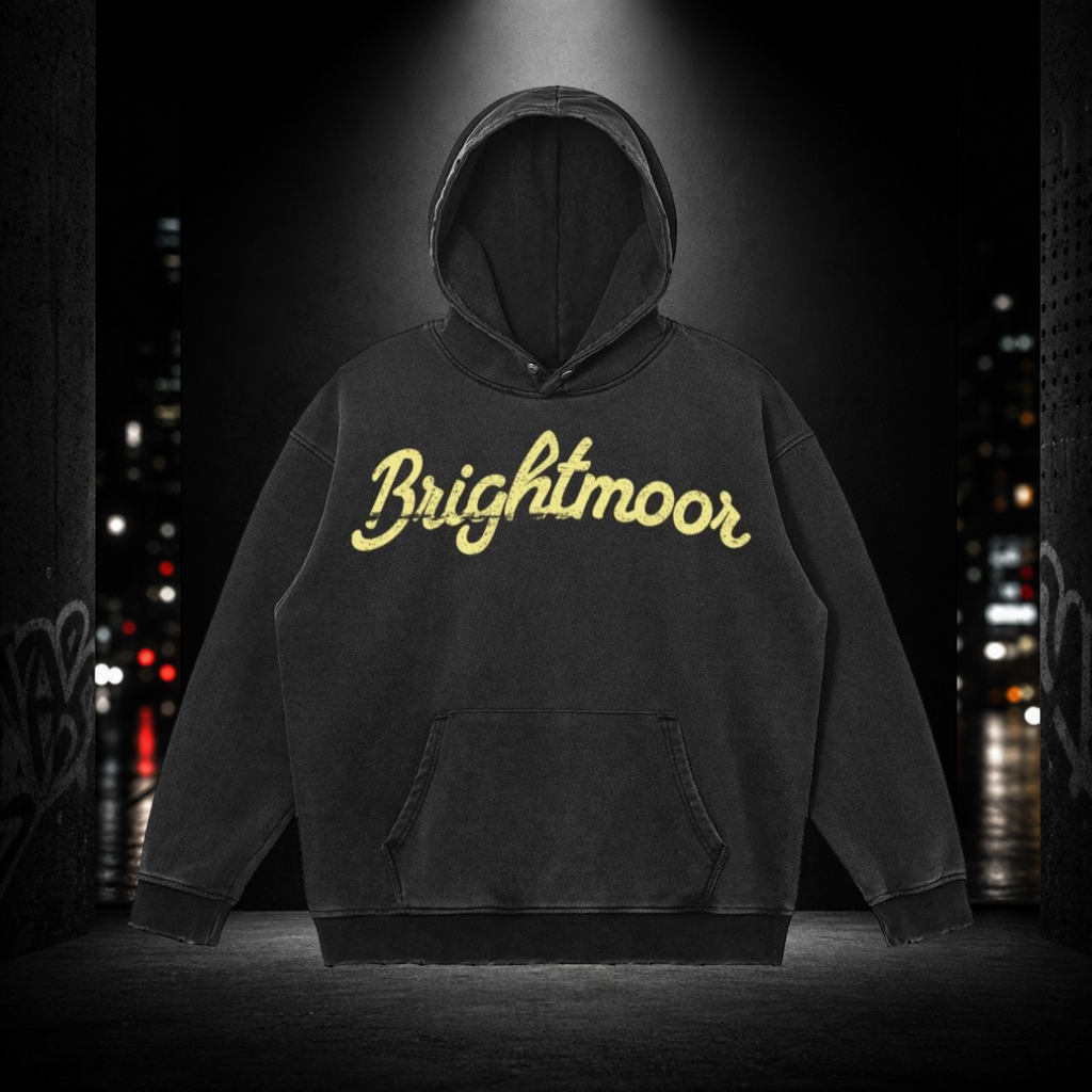 Snow Washed Snap Collar Hoodie — Brightmoor 313