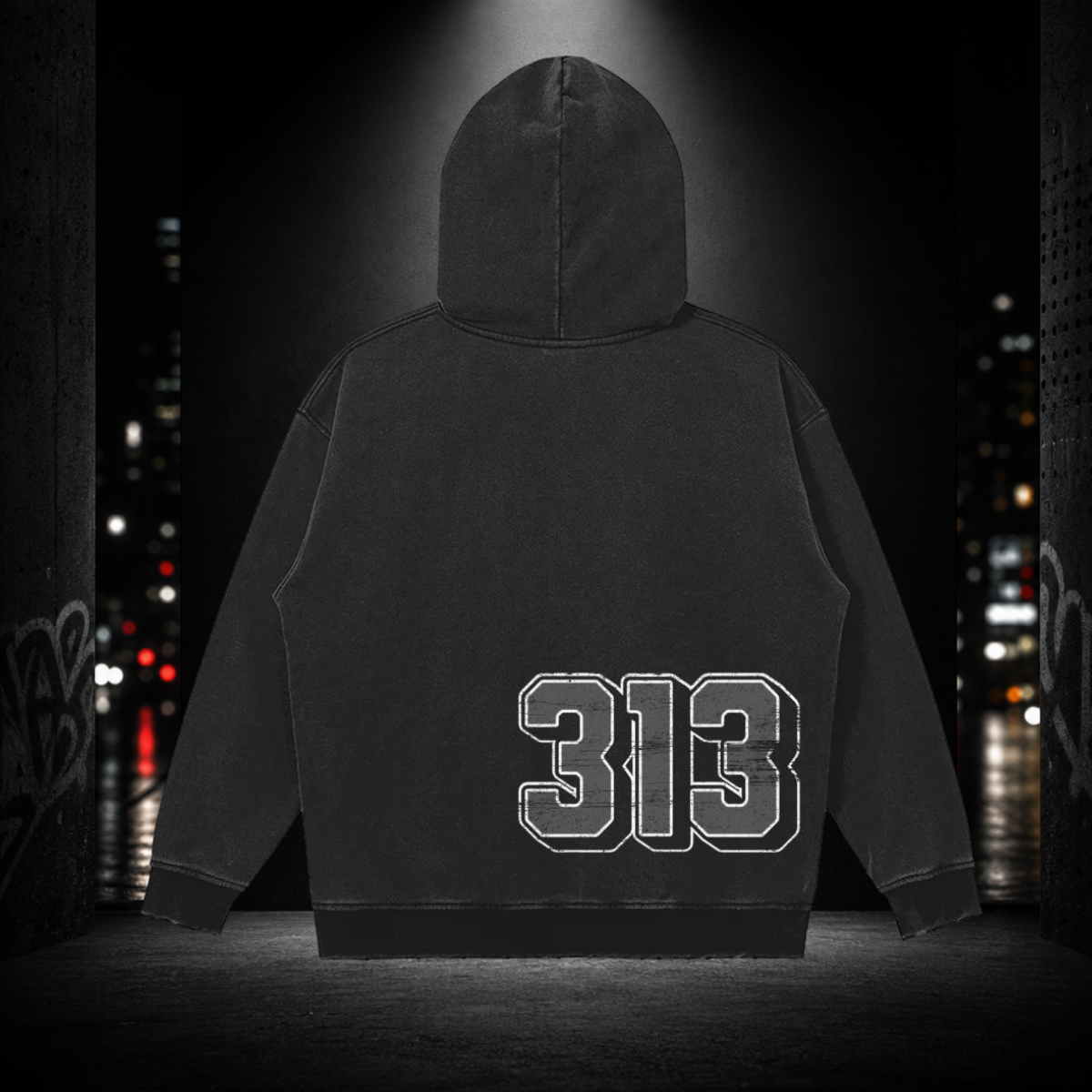Snow Washed Snap Collar Hoodie — Southwest 313