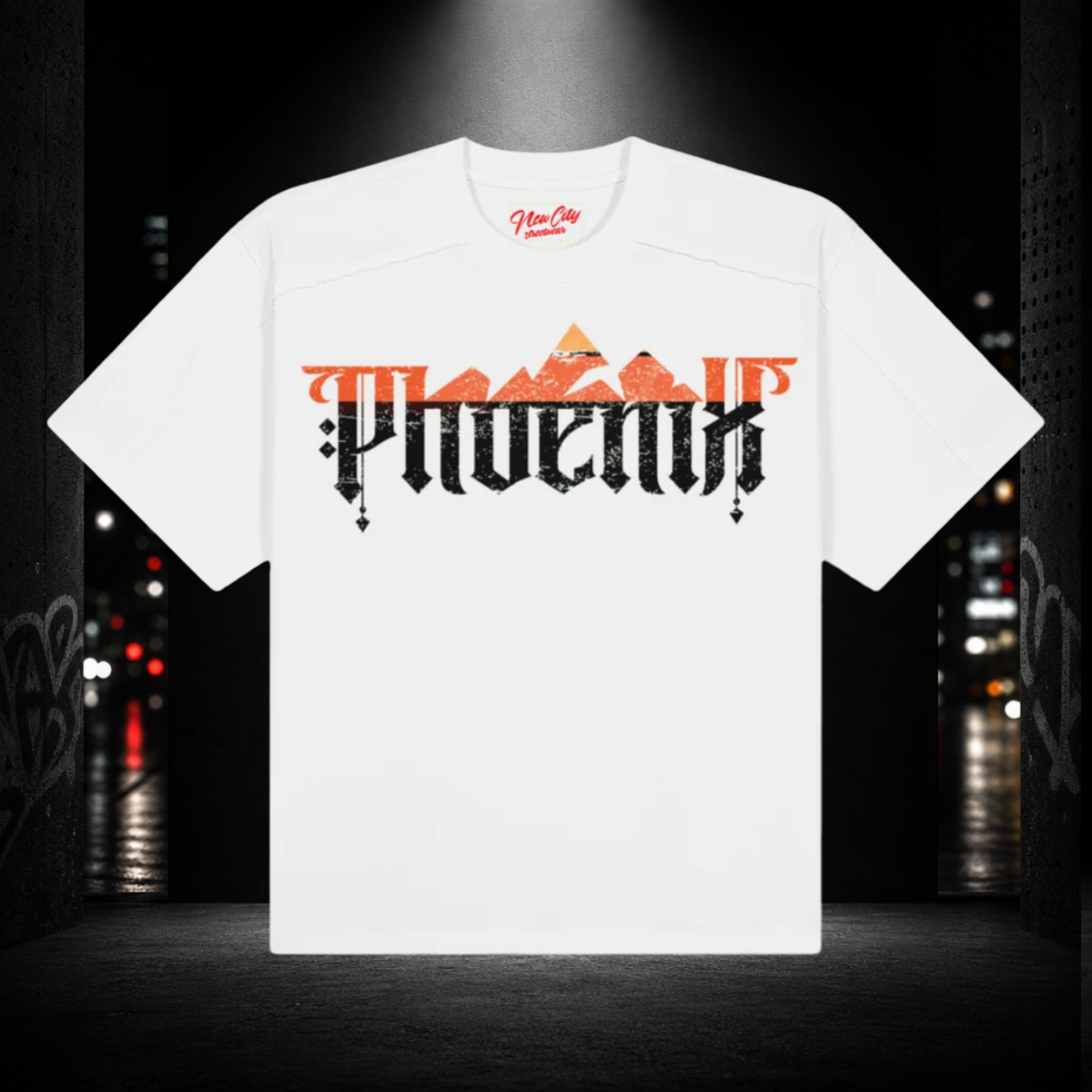 Raw Seam Boxy Tee — Phoenix 602