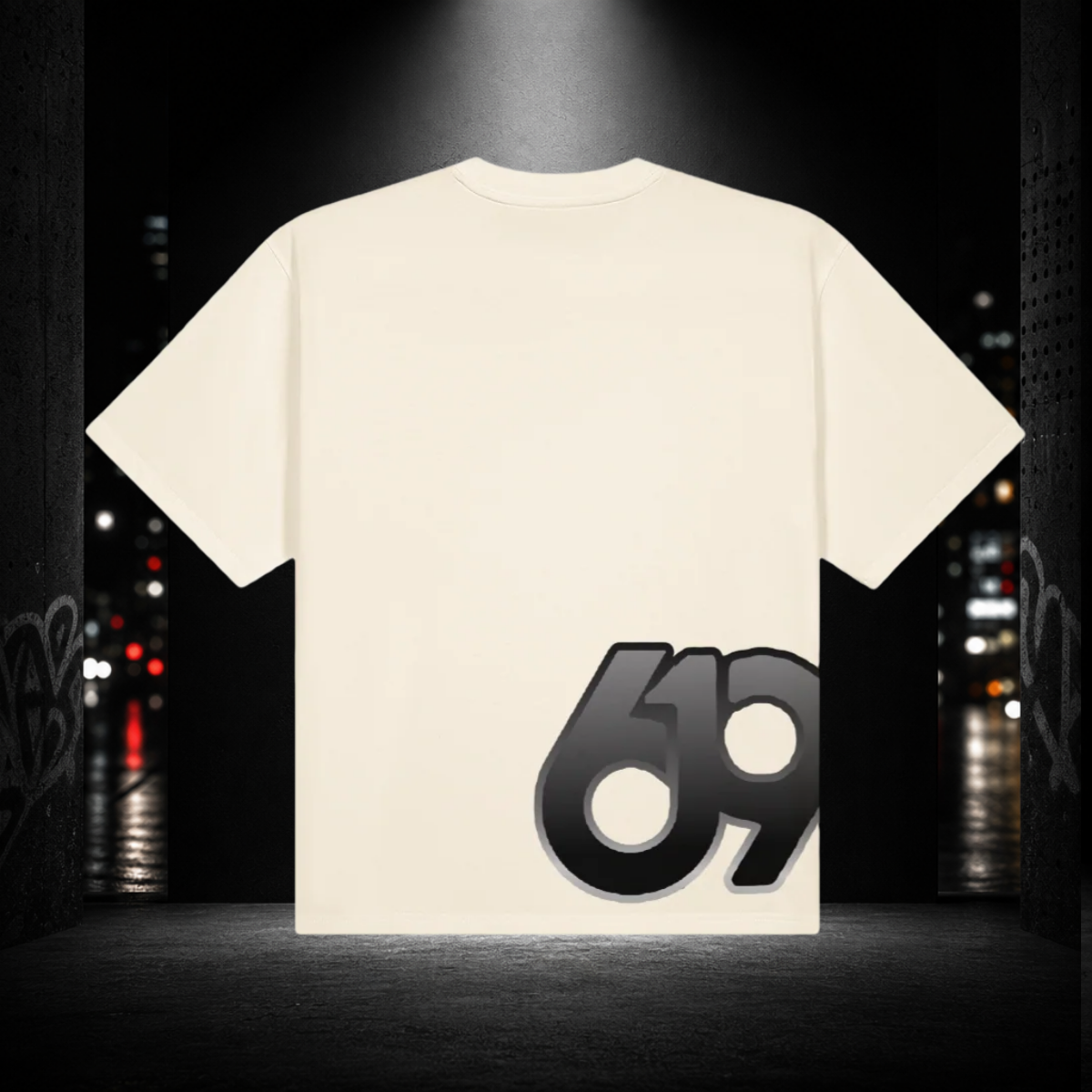 Raw Seam Boxy Tee — San Diego 619