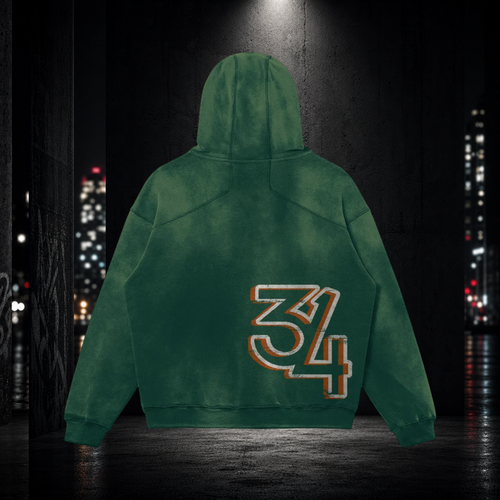 Heavyweight Sun‑Faded Hoodie — STL