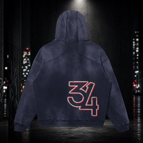 Heavyweight Sun‑Faded Hoodie — The Lou