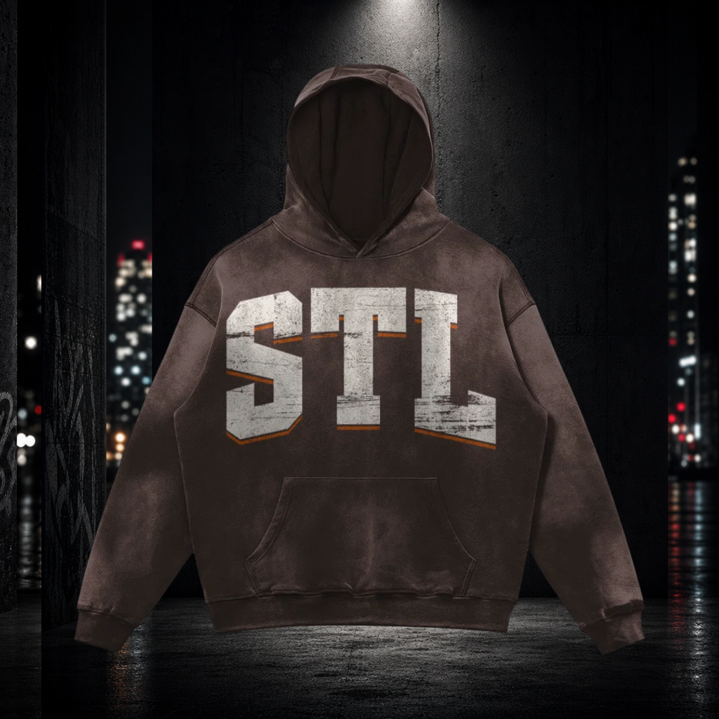 Heavyweight Sun‑Faded Hoodie — STL 314