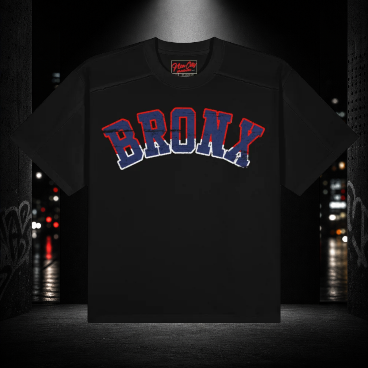 Raw Seam Paneled Bronx Boxy Tee